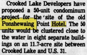 Ponshewaing Hotel - Aug 1989 Article